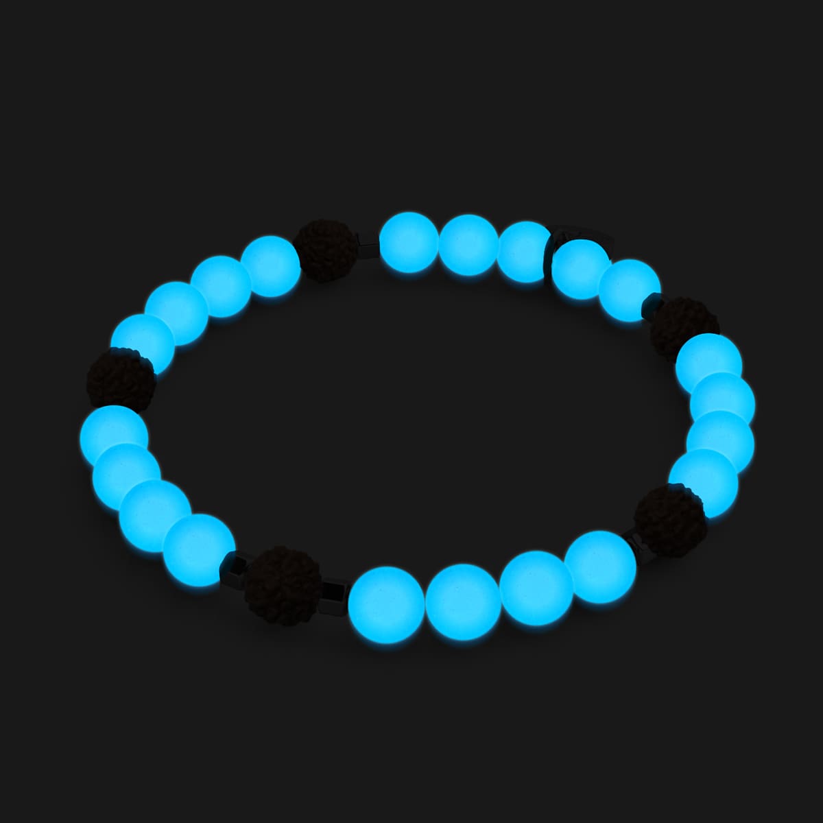 Light Of Samsara | Gemstone x Lumos Rudraksha |  Mala Bracelet